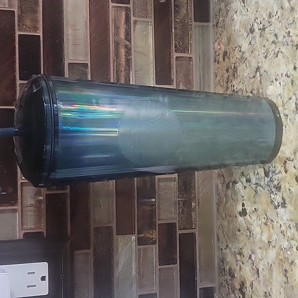NWT Ocean Blue Kaleidoscope dome tumbler